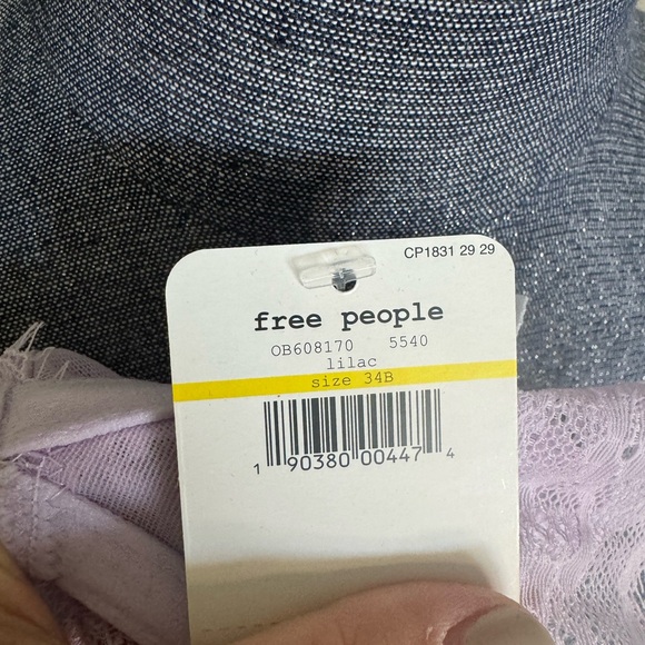 Free People NWT You’re So Great Lace Underwire Bra Lilac - Picture 11 of 11